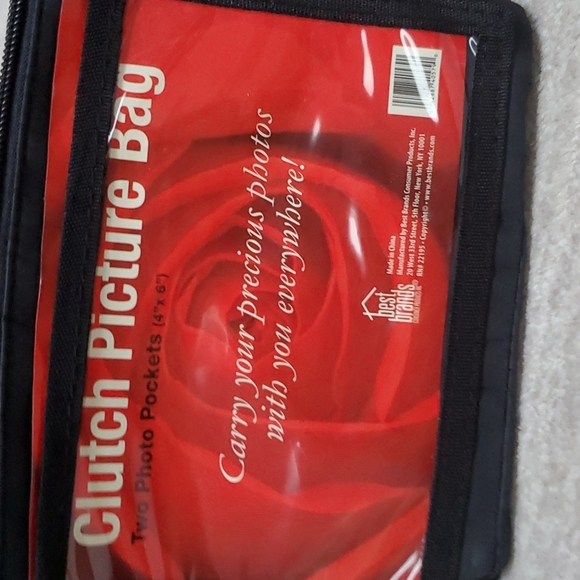 Best Brands Clutch Picture Bag Wristlet - Picture 3 of 7